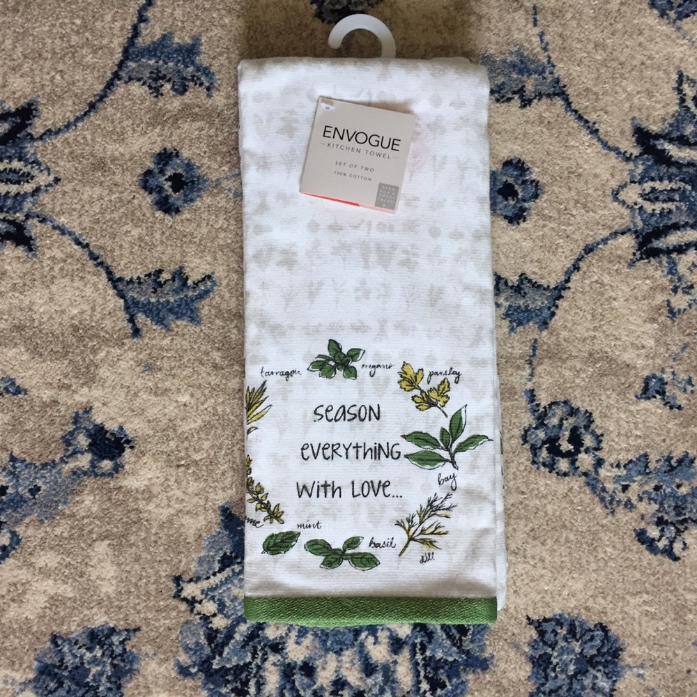 Envogue Kitchen Towels Set of 2 Season Everything